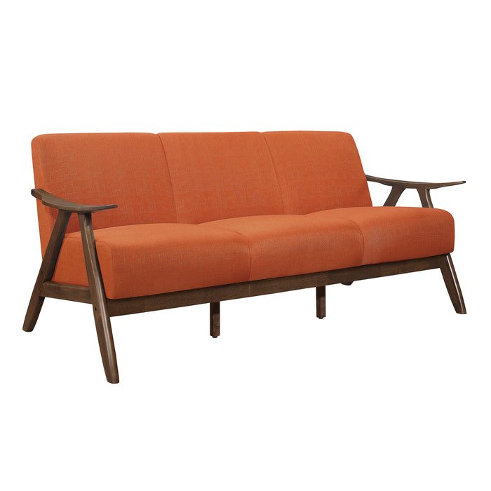 Damala 2pc Set: Sofa, Love in Orange - 1138RN*2 - FAMSA Furniture (TX)