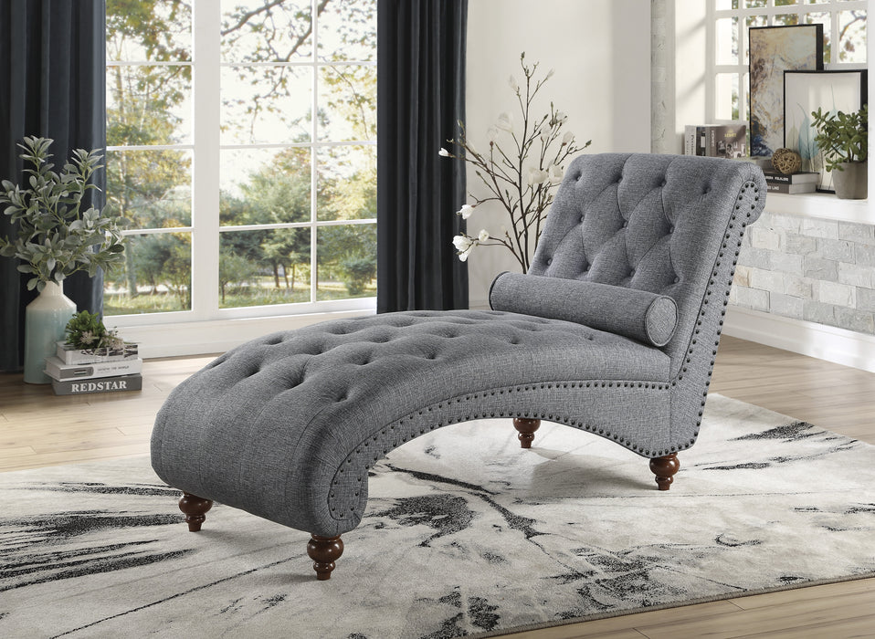 Bonne Chaise in Gray - 1162NGY-5 - FAMSA Furniture (TX)