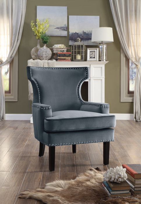 Lapis Accent Chair in Gray - 1190GY-1 - FAMSA Furniture (TX)