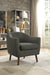 Lucille Accent Chair in Gray - 1192GY - FAMSA Furniture (TX)