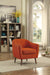 Lucille Accent Chair in Orange - 1192RN - FAMSA Furniture (TX)