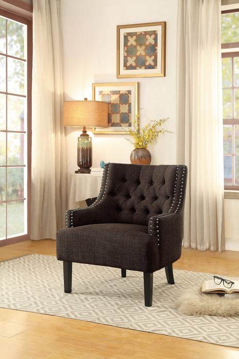 Charisma Accent Chair in Brown - 1194CH