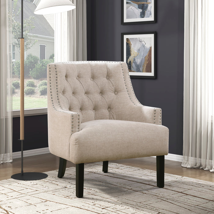 Charisma Accent Chair in Gray - 1194NCM-1 - FAMSA Furniture (TX)
