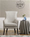 Avalon Quilted Accent Chair in Beige - 1199F11S - FAMSA Furniture (TX)