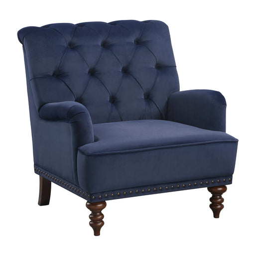 Holland Park Accent Chair in Blue - 1201F3S - FAMSA Furniture (TX)