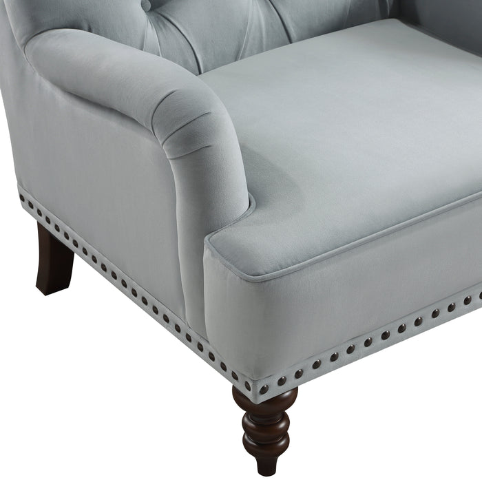 Holland Park Accent Chair in Gray - 1201F4S - FAMSA Furniture (TX)