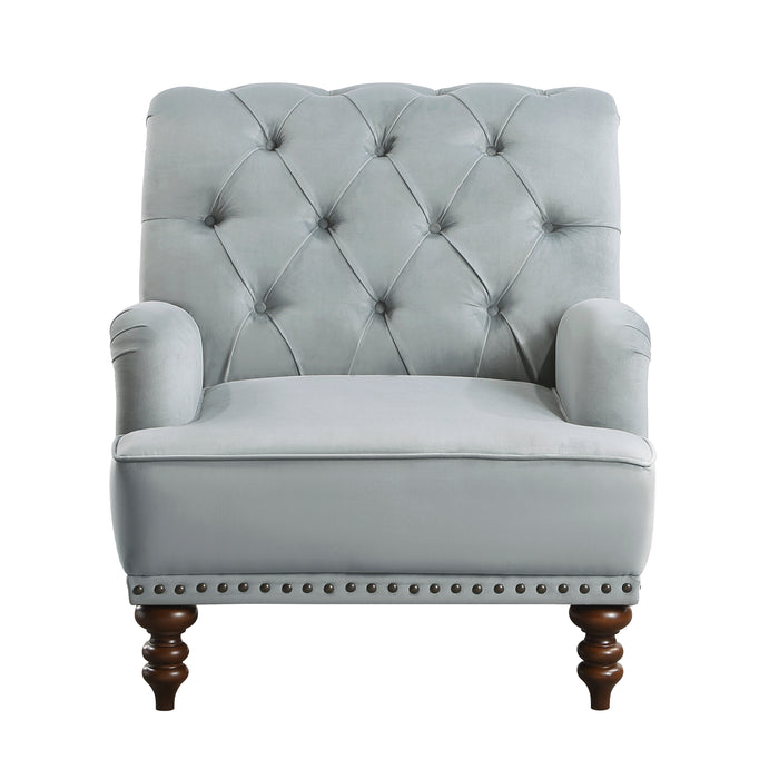 Holland Park Accent Chair in Gray - 1201F4S - FAMSA Furniture (TX)