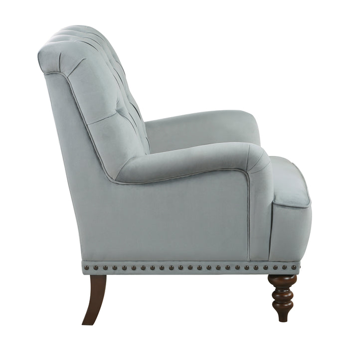 Holland Park Accent Chair in Gray - 1201F4S - FAMSA Furniture (TX)