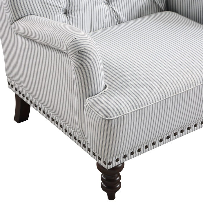 Holland Park Accent Chair in Gray - 1201F5S - FAMSA Furniture (TX)