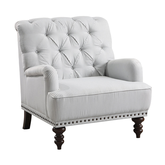 Holland Park Accent Chair in Gray - 1201F5S - FAMSA Furniture (TX)