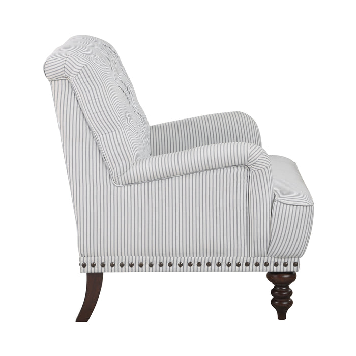 Holland Park Accent Chair in Gray - 1201F5S - FAMSA Furniture (TX)