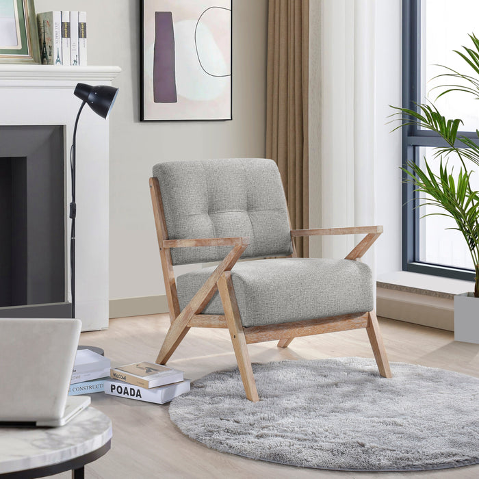 Ollen Accent Chair in Gray - 1211GY-1 - FAMSA Furniture (TX)