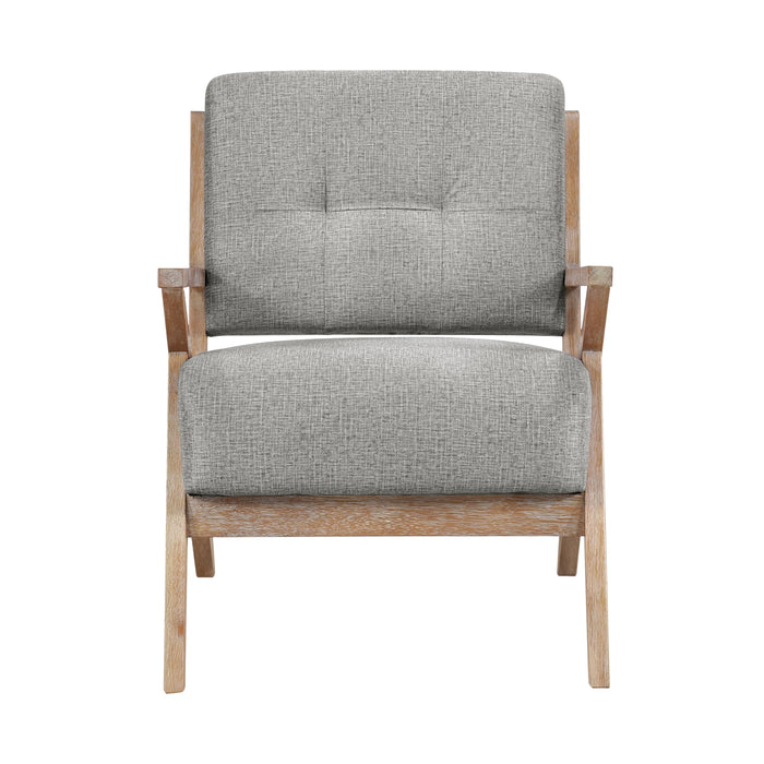 Ollen Accent Chair in Gray - 1211GY-1 - FAMSA Furniture (TX)