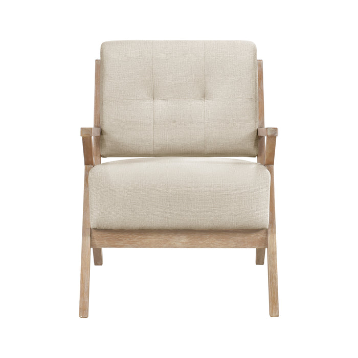 Ollen Accent Chair in Beige - 1211SN-1 - FAMSA Furniture (TX)
