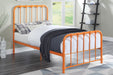 Bethany Twin Platform Bed in Orange - 1571RNT-1 - FAMSA Furniture (TX)