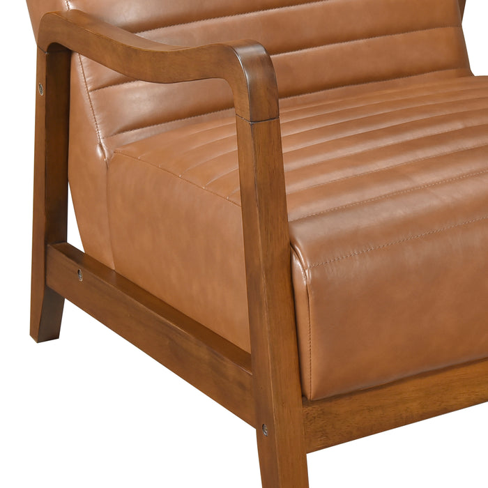 Rupert Accent Chair in Brown - 1226BRW-1 - FAMSA Furniture (TX)