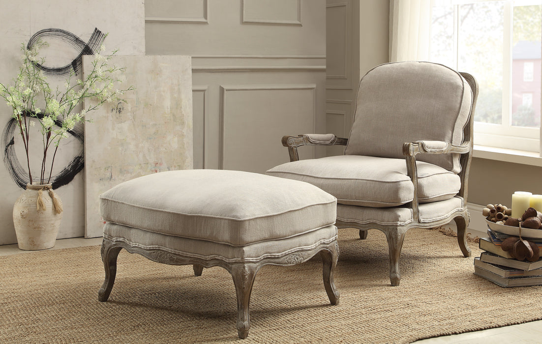 Parlier Ottoman in Gray - 1234-4 - FAMSA Furniture (TX)