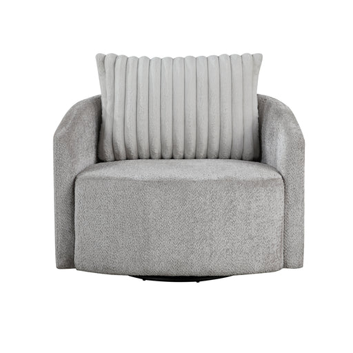Francine Swivel Chair in Gray - 1239-1 - FAMSA Furniture (TX)