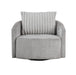 Francine Swivel Chair in Gray - 1239-1 - FAMSA Furniture (TX)
