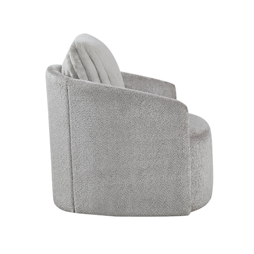 Francine Swivel Chair in Gray - 1239-1 - FAMSA Furniture (TX)
