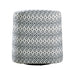 Augustine Swivel Chair in Blue/White - 1244-1 - FAMSA Furniture (TX)