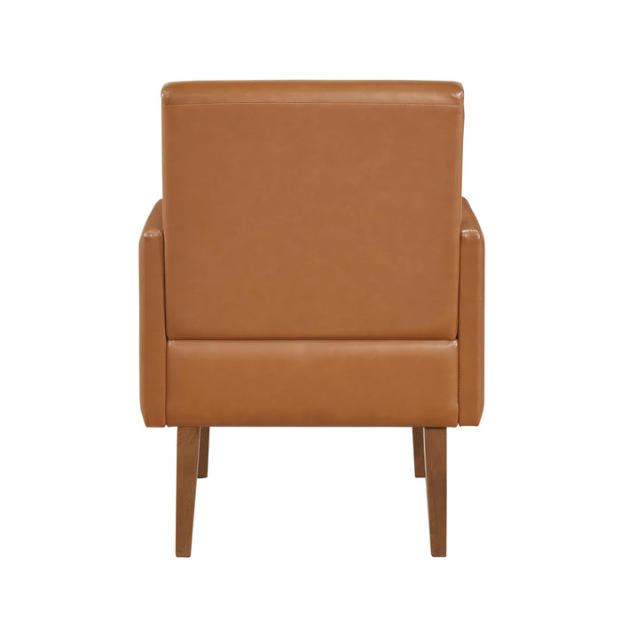 Piers Accent Chair in Brown/Walnut - 1246BRW-1 - FAMSA Furniture (TX)