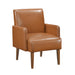 Piers Accent Chair in Brown/Walnut - 1246BRW-1 - FAMSA Furniture (TX)