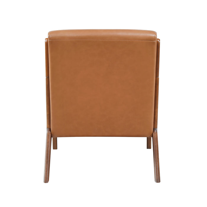 Gabe Accent Chair in Brown/Walnut - 1247BRW-1 - FAMSA Furniture (TX)
