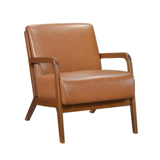 Gabe Accent Chair in Brown/Walnut - 1247BRW-1 - FAMSA Furniture (TX)
