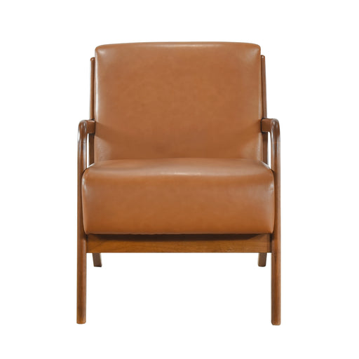 Gabe Accent Chair in Brown/Walnut - 1247BRW-1 - FAMSA Furniture (TX)