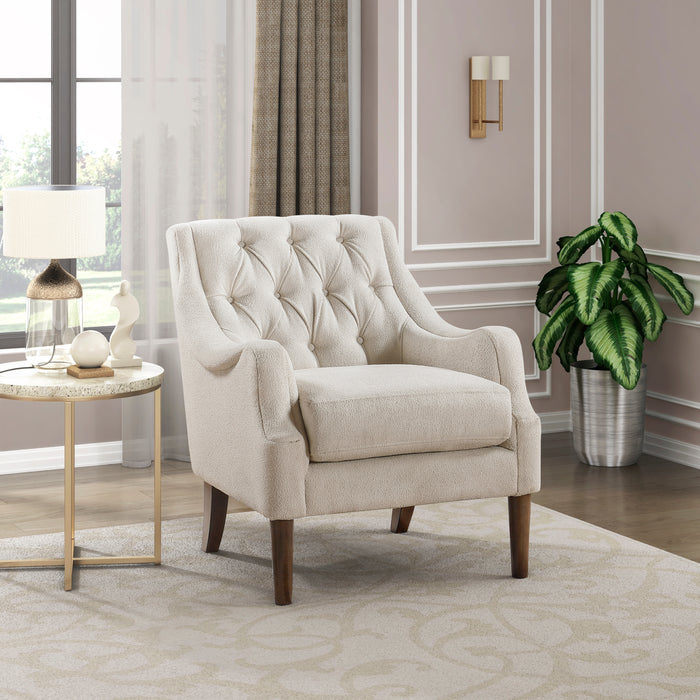 Stella Accent Chair in Beige - 1248BE-1 - FAMSA Furniture (TX)