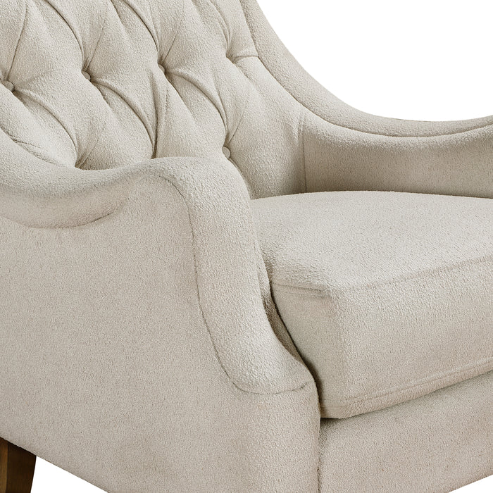 Stella Accent Chair in Beige - 1248BE-1 - FAMSA Furniture (TX)