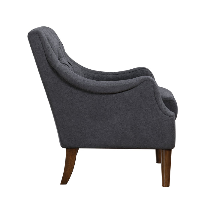 Stella Accent Chair in Gray - 1248DG-1 - FAMSA Furniture (TX)