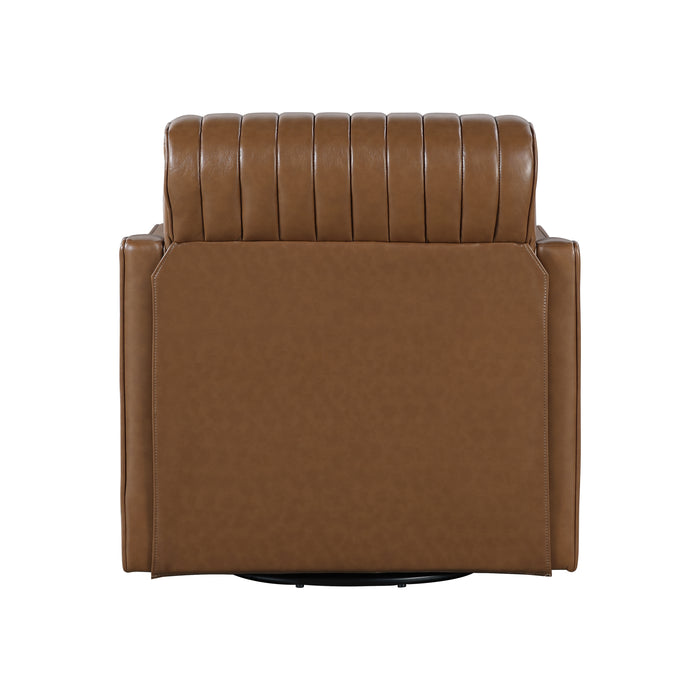 November Swivel Chair in Brown - 1257BR-1 - FAMSA Furniture (TX)
