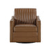 November Swivel Chair in Brown - 1257BR-1 - FAMSA Furniture (TX)