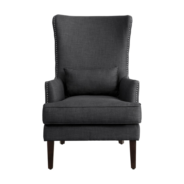 Avina ACCENT CHAIR in Gray - 1296F1S - FAMSA Furniture (TX)