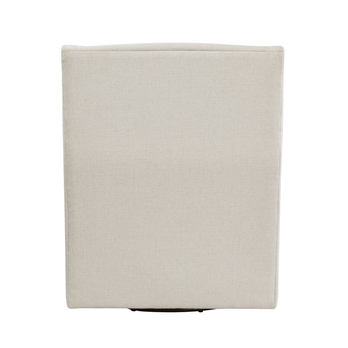 Claymont Swivel Chair in Beige - 1299BEG-1 - FAMSA Furniture (TX)