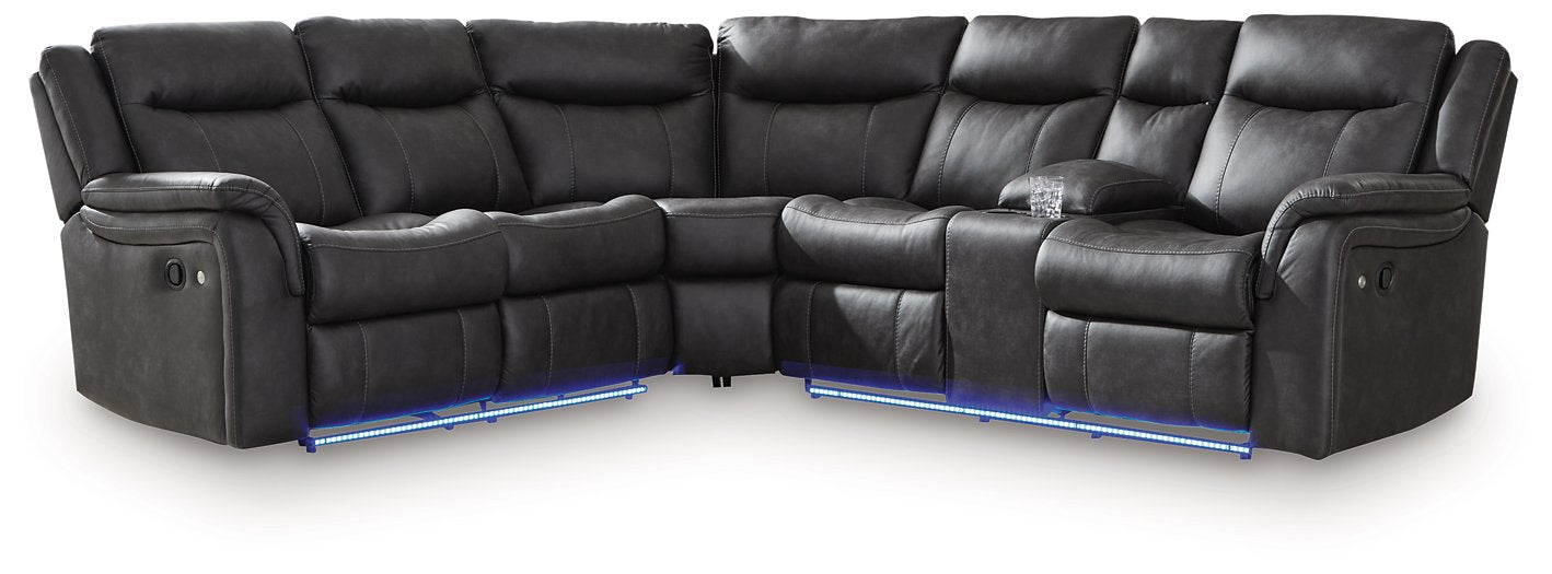 Sultan Meadow Reclining Sectional - FAMSA Furniture (TX)