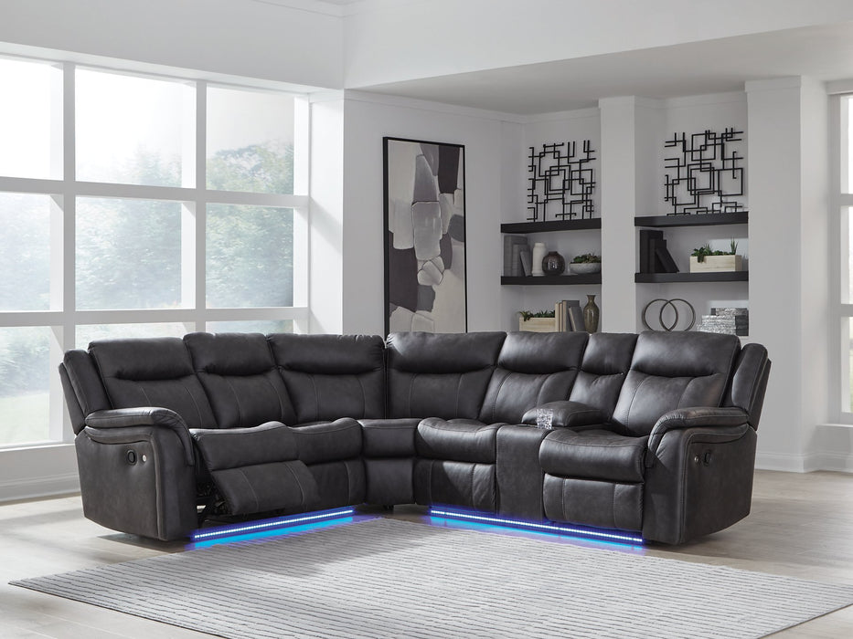 Sultan Meadow Reclining Sectional - FAMSA Furniture (TX)