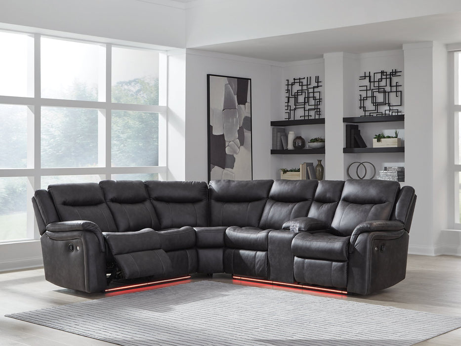 Sultan Meadow Reclining Sectional - FAMSA Furniture (TX)