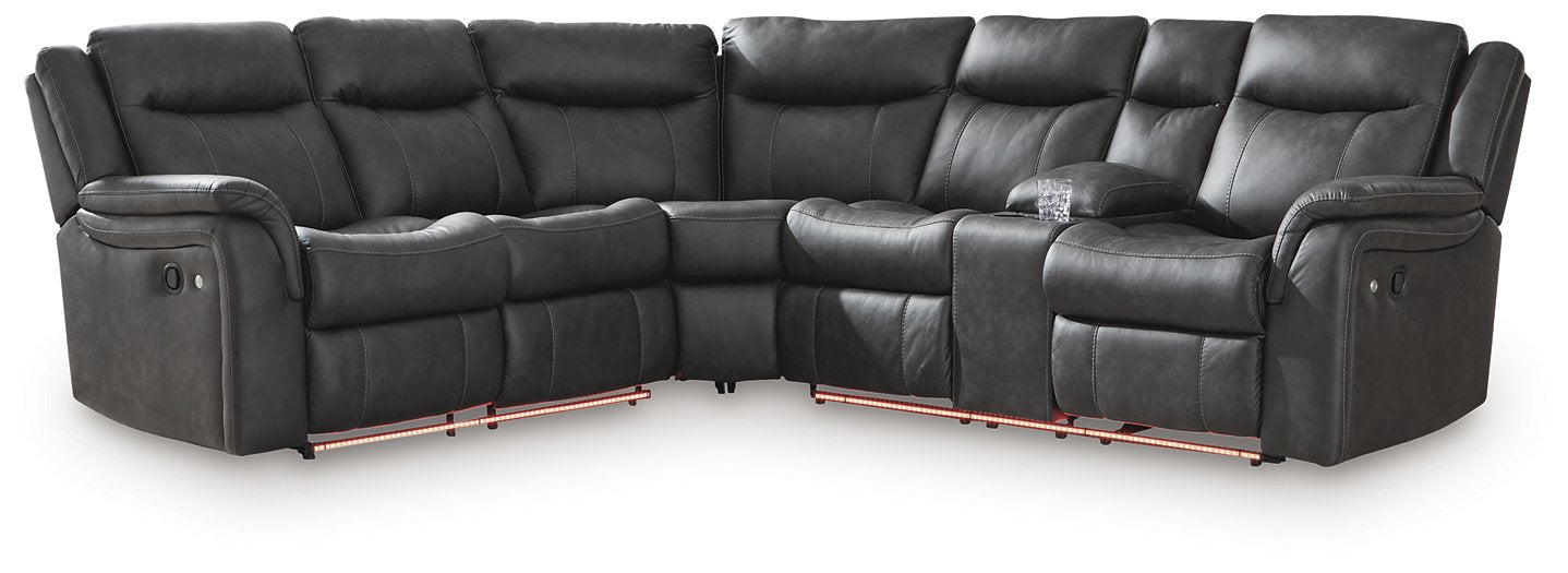 Sultan Meadow Reclining Sectional - FAMSA Furniture (TX)