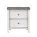 Ambrose Nightstand in Gray/White - 1303-4 - FAMSA Furniture (TX)