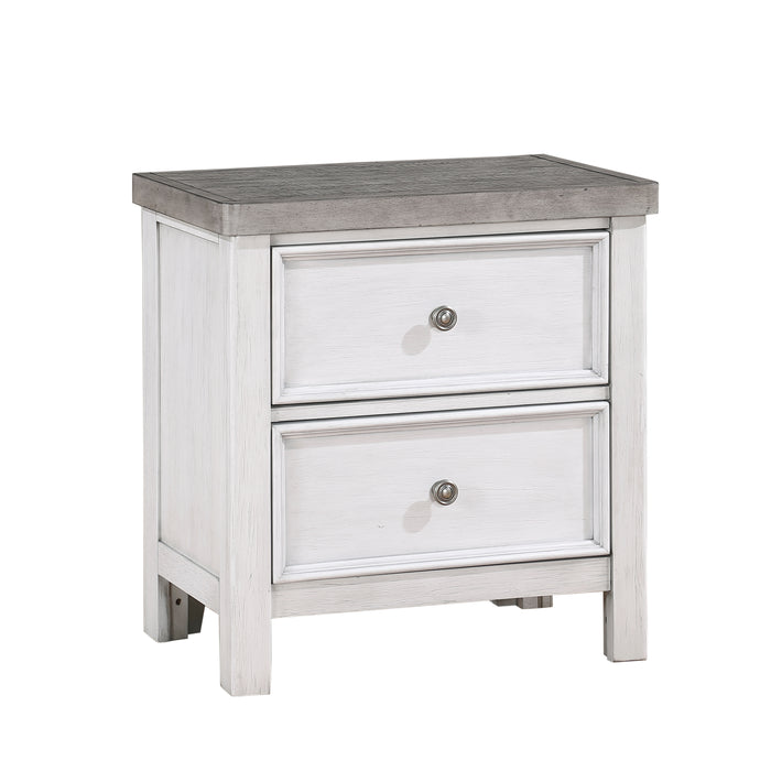 Ambrose Nightstand in Gray/White - 1303-4 - FAMSA Furniture (TX)