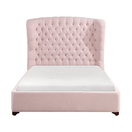 Cameo Eastern King Bed in Pink - 1308PNK-1EK - FAMSA Furniture (TX)