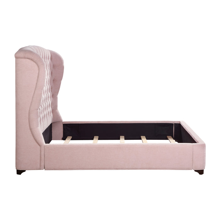 Cameo Eastern King Bed in Pink - 1308PNK-1EK - FAMSA Furniture (TX)