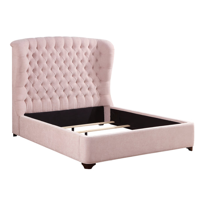 Cameo Eastern King Bed in Pink - 1308PNK-1EK - FAMSA Furniture (TX)