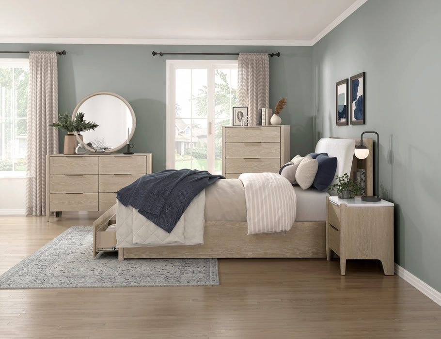 Matteo Mirror in Natural/Oak - 1313N-6 - FAMSA Furniture (TX)