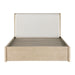 Matteo Eastern King Platform Bed with Footboard Storage in Natural/Oak - 1313NK-1EK - FAMSA Furniture (TX)