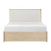 Matteo Eastern King Platform Bed with Footboard Storage in Natural/Oak - 1313NK-1EK - FAMSA Furniture (TX)