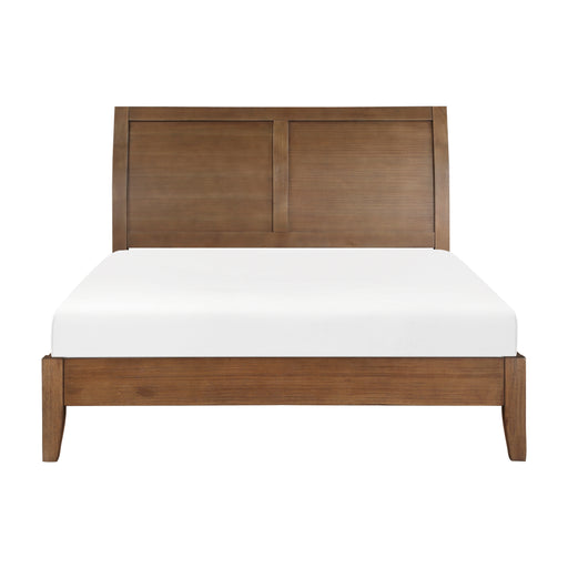 Evans Queen Platform Bed in Brown - 1314-1 - FAMSA Furniture (TX)